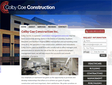 Tablet Screenshot of colbycoe.com